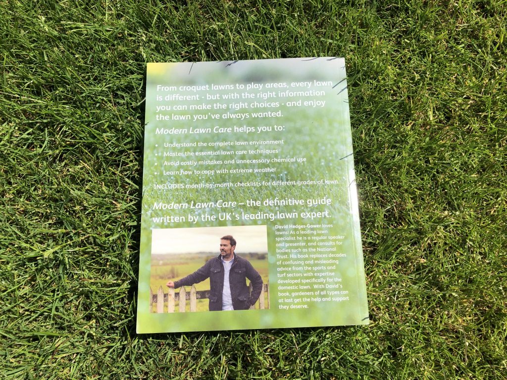 Modern Lawn Care book review - rear cover